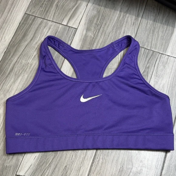 Nike Women's Vibrant Purple Sports Bra - Picture 1 of 4